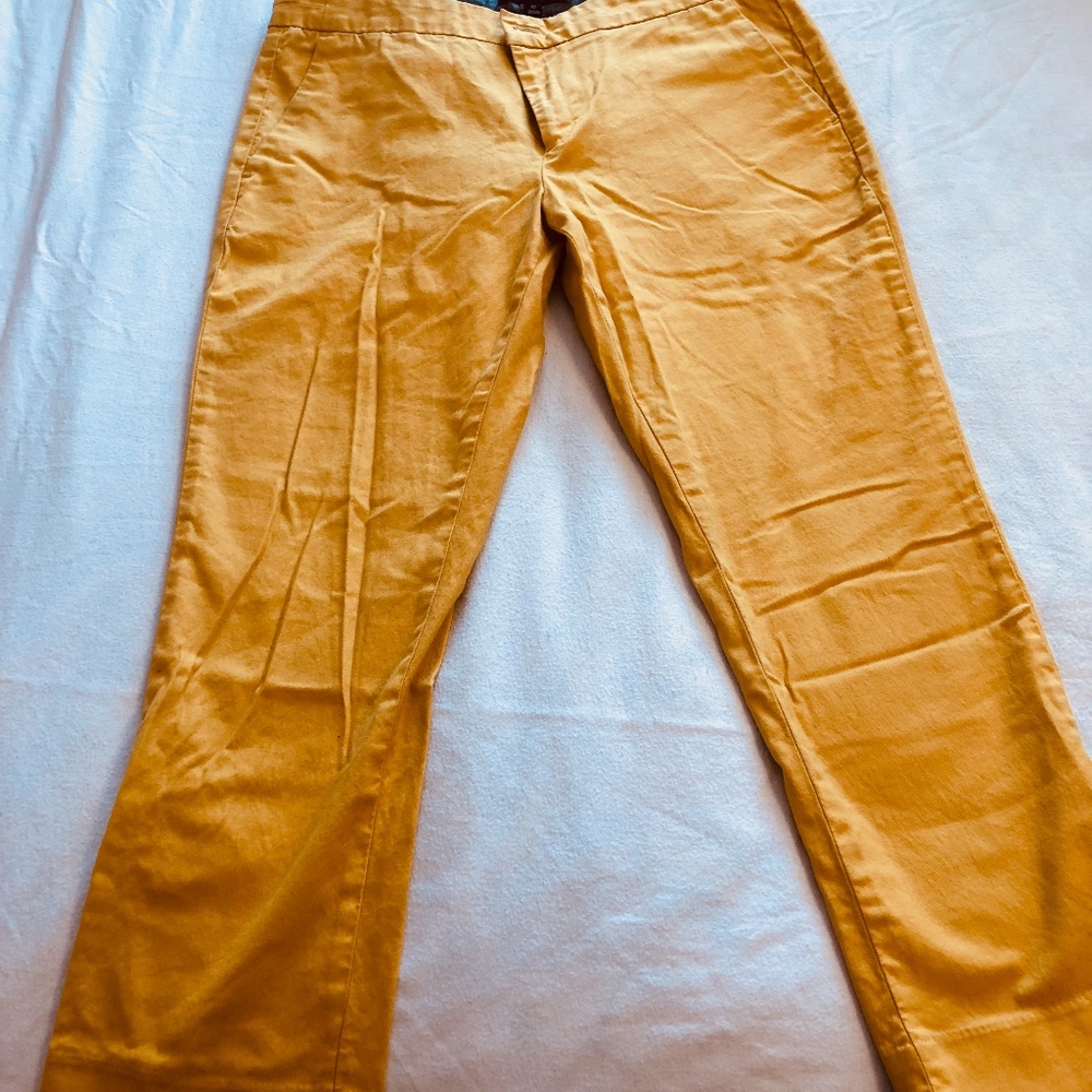 Banana Republic Gold (Yellow) Capri Pants Sz10